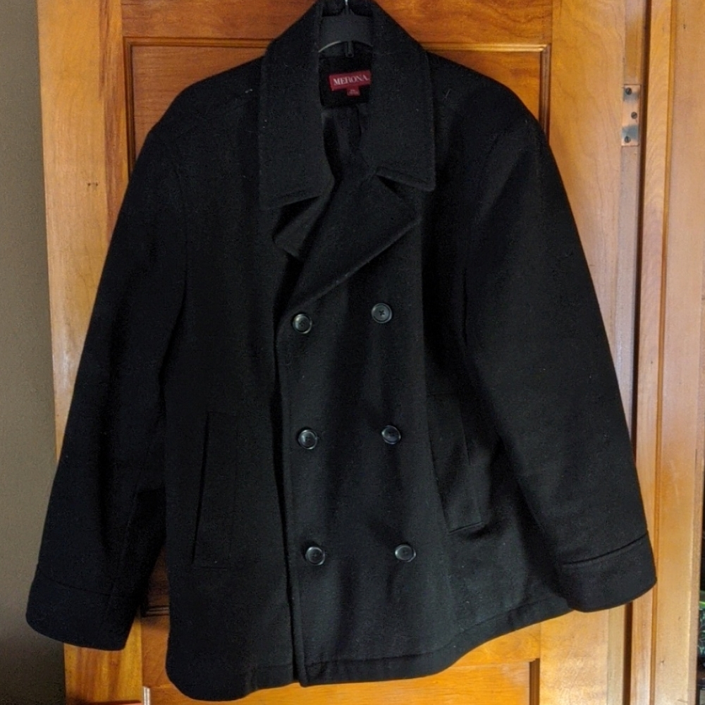 Merona men's pea coat winter jacket